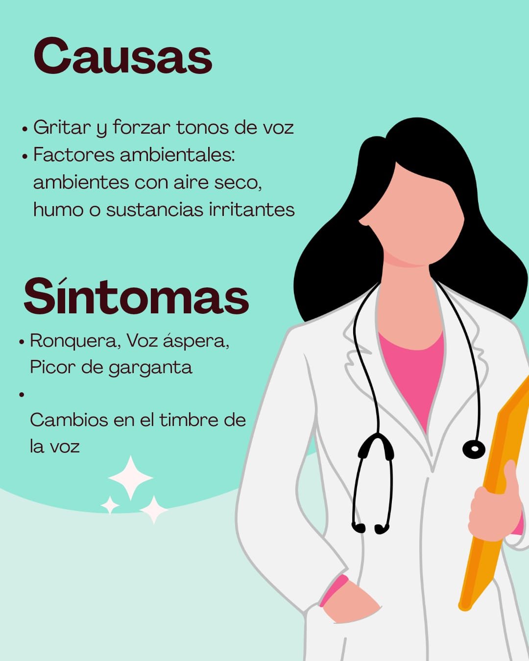 Síntomas de pólipos vocales